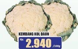 Promo Harga Kembang Kol Daun per 100 gr - Hari Hari