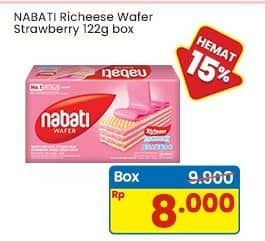 Promo Harga Nabati Wafer Strawbery 122 gr - Indomaret