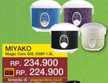 Promo Harga Miyako Magic Com 508, 508R  - Yogya