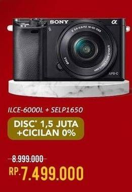 Promo Harga SONY ILCE-6000L Mirrorless Camera  - Hartono