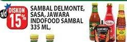 Promo Harga Del Monte, Sasa, Jawara, Indofood Sambal  - Hypermart