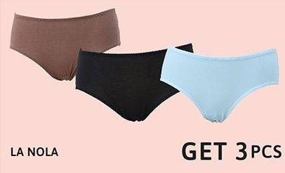 Promo Harga LA NOLA Ladies Underwear per 3 pcs - Carrefour