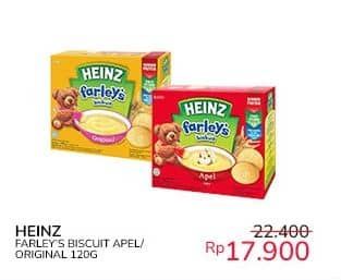 Farley's Biskuit Bayi 120 gr Diskon 20%, Harga Promo Rp17.900, Harga Normal Rp22.400, Indomaret Fresh