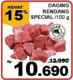 Promo Harga Daging Rendang Sapi Spesial per 100 gr - Giant