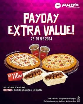 Promo Harga PayDay Extra Value  - Pizza Hut