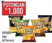 Promo Harga Potabee Snack Potato Chips All Variants 68 gr - Hypermart