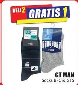 Promo Harga GT MAN Socks Kaos Kaki Pria BFC, GTS  - Hari Hari