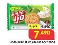 Promo Harga NISSIN Coconut Biscuits Ijo 280 gr - Superindo