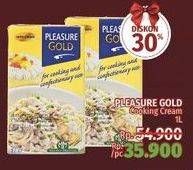 Promo Harga PLEASURE GOLD Cooking Cream 1 ltr - LotteMart