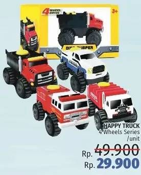 Promo Harga HAPPY Truck 4 Wheels Series  - LotteMart