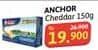 Promo Harga Anchor Cheddar Cheese 150 gr - Alfamidi