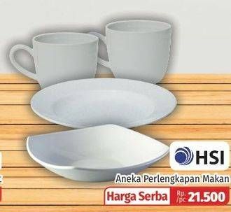 Promo Harga HSI Peralatan Makan Keramik All Variants  - Lotte Grosir