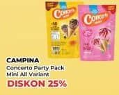 Promo Harga Campina Mini Concerto All Variants per 10 pcs 30 ml - Yogya