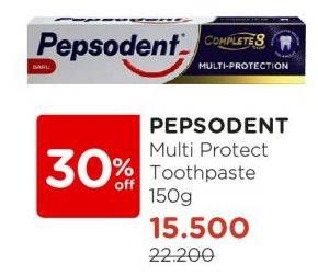 Promo Harga Pepsodent Pasta Gigi Complete 8 Actions Multi Protection 150 gr - Watsons