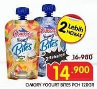 Promo Harga Cimory Yoghurt Squeeze Bites 120 gr - Superindo