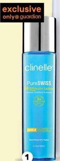 Promo Harga CLINELLE Pure Swiss Hydracalm Caring Lotion 150 ml - Guardian