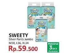 Promo Harga Sweety Silver Pants M38, L36, XL34  - Yogya