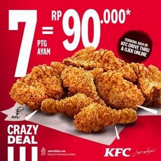 Promo Harga KFC Crazy Deal  - KFC
