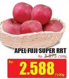 Promo Harga Apel Fuji RRC per 100 gr - Hari Hari