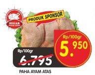 Promo Harga Ayam Paha Atas per 100 gr - Superindo