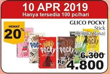 Promo Harga GLICO POCKY Stick All Variants  - Giant