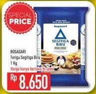 Promo Harga Bogasari Tepung Terigu Segitiga Biru 1 kg - Hypermart