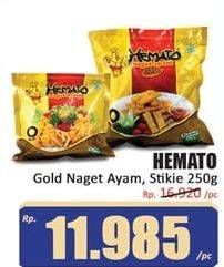 Promo Harga HEMATO GOLD Nugget Ayam, Stikie 250 gr - Hari Hari