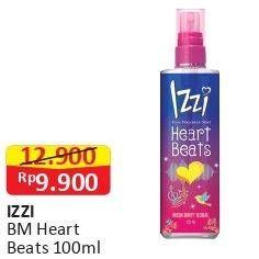 Promo Harga IZZI Fine Fragrance Mist Heart Beats 100 ml - Alfamart