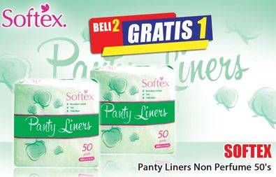 Promo Harga SOFTEX Pantyliner Daun Sirih 50 pcs - Hari Hari