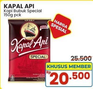 Promo Harga Kapal Api Kopi Bubuk Special 150 gr - Indomaret