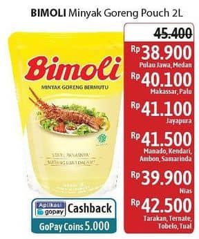 Promo Harga Bimoli Minyak Goreng 2000 ml - Alfamidi