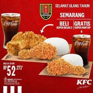 Promo Harga KFC Super Besar  - KFC