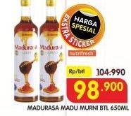 Promo Harga MADURASA Madu Murni 650 ml - Superindo