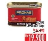 Promo Harga PRONAS Corned Beef All Variants 198 gr - Hypermart