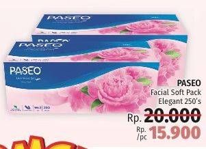 Promo Harga PASEO Facial Tissue Elegant 250 pcs - LotteMart