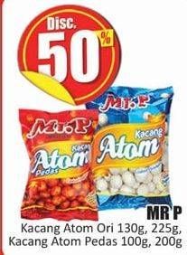 Promo Harga MR.P Kacang Atom Original, Pedas 100 gr - Hari Hari