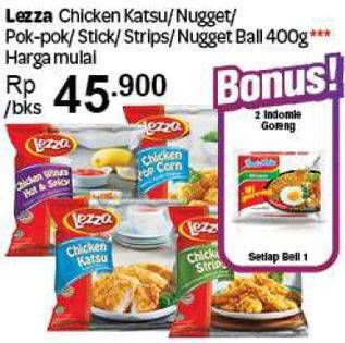 Promo Harga Lezza Chicken Katsu/ Nugget/ Pok-pok/ Stick/ Strip/ Nugget Ball  - Carrefour