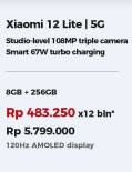 Promo Harga Xiaomi 12 Lite 5G  - Erafone