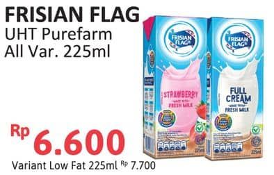 Promo Harga Frisian Flag Susu UHT Purefarm All Variants 225 ml - Alfamidi