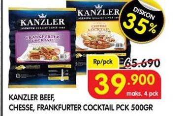 Promo Harga KANZLER Frankfurter 500 gr - Superindo
