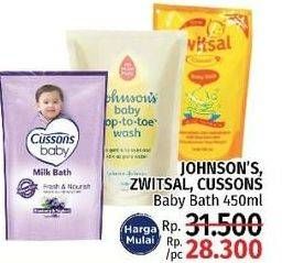 Promo Harga ZWITSAL Classic Baby Bath 450 ml - LotteMart