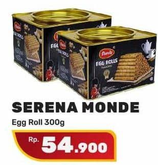 Promo Harga Monde Serena Egg Roll 300 gr - Yogya