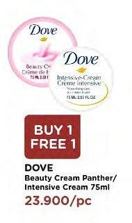 Promo Harga DOVE Beauty Cream Intensive Nourishing, Creme De Beaute 75 ml - Watsons