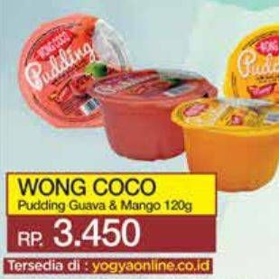 Promo Harga Wong Coco Pudding Guava Puree, Mango Puree 120 gr - Yogya