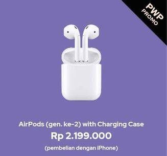 Promo Harga APPLE AirPods Generasi Ke-2  - iBox