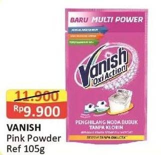 Promo Harga VANISH Penghilang Noda Powder Oxi Action 105 gr - Alfamart