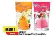 Promo Harga Nutrijell Pudding Susu Mangga, Susu Stroberi 145 gr - Alfamart