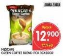 Promo Harga Nescafe Green Blend 10 sachet - Superindo