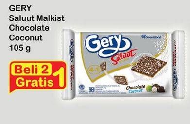 Promo Harga GERY Malkist Chocolate Coconut per 2 pcs - Indomaret