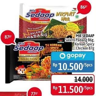 Promo Harga Mie Sedaap Salero Padang / Korean Spicy Chicken  - Alfamidi